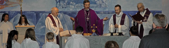 Die Visitation in der katholischen Gem...chlussgottesdienst aller Beteiligten.   | Foto: OUNAS-KRUSEL