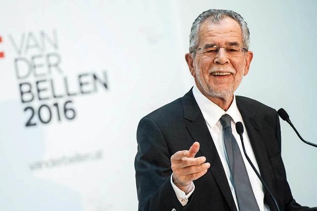 Van der Bellen wird neuer Prsident in sterreich