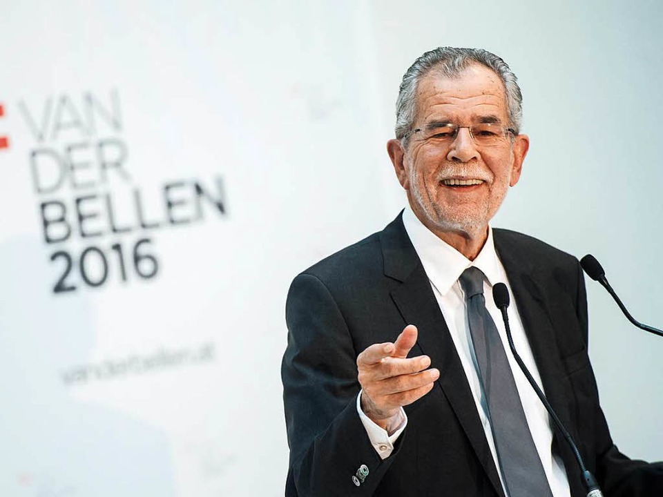 Die Prsidentenwahl in sterreich hat ...r ORF-Hochrechnung praktisch gewonnen.  | Foto: dpa