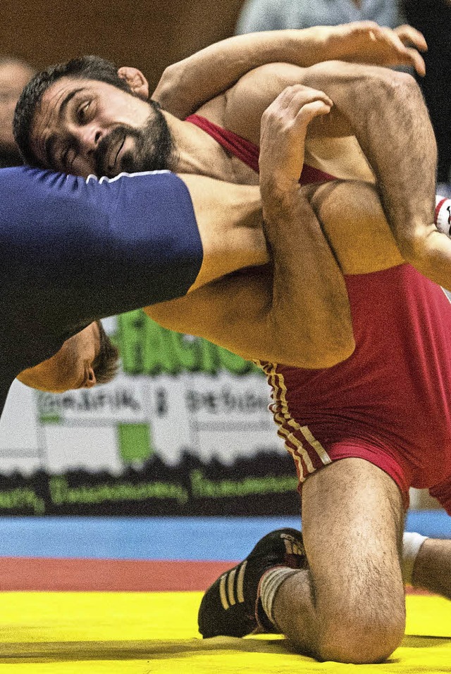 Punktsieger im ungewohnten Bantamgewicht: RKG-Ringer Krasimir Krastanov   | Foto: Seeger