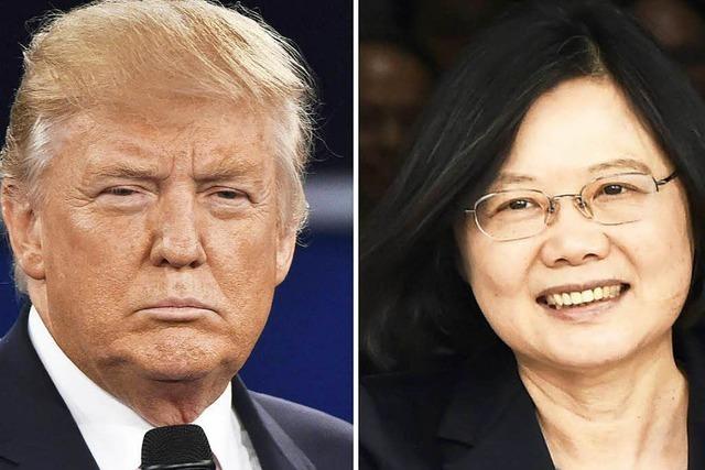 China beschwert sich über Trumps Telefonat mit Taiwan
