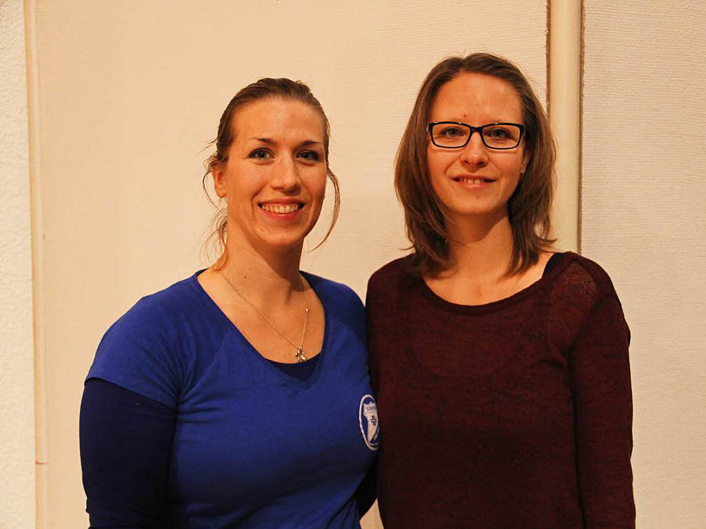 Die neuen bungsleiterinnen Melanie Licht und Melanie Wirth