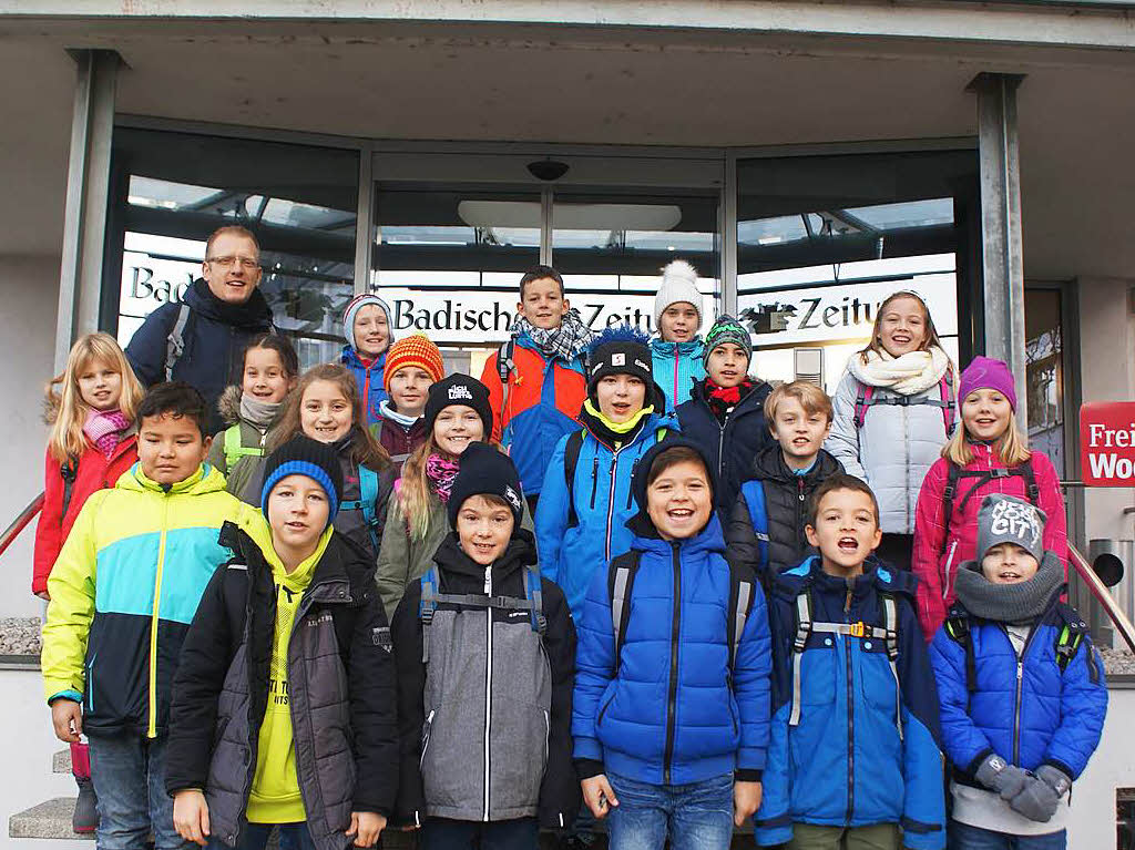 Klasse 4b der Hebelschule Rheinfelden-Nollingen
