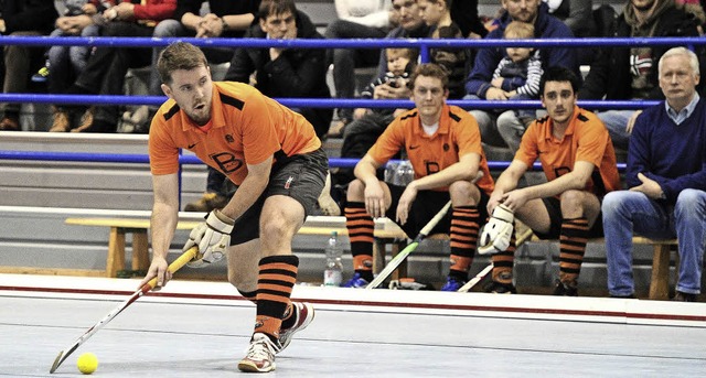 Der verletzte Alexander Harter &#8211;...11; fehlt dem Lahrer Hockeyteam sehr.   | Foto:  Pressebro Schaller