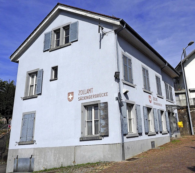 Der Umbau des Zollhauses in Stein zu e... Gemeindeversammlung knapp abgelehnt.   | Foto: Fabrice Mller