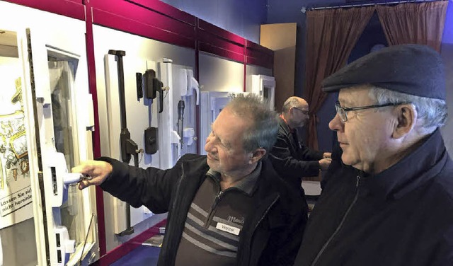 Hauptschlich fragten die Besucher des... ihre Fenster sicherer machen knnen.   | Foto: Soboll