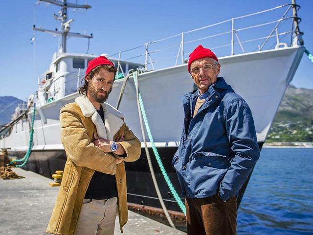 Der Sohn kommt zurck an Bord: Pierre ...bert Wilson als Jacques-Yves Cousteau   | Foto: dcm