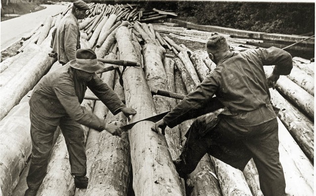 Holz aus dem Schwarzwald war von der f...dustrie jedenfalls stark nachgefragt.   | Foto: Stadtarchiv Freiburg