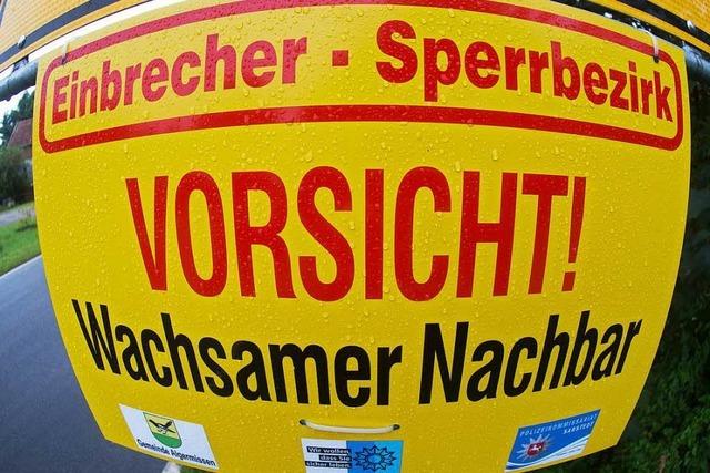 Vorsicht geboten: Polizei ist Einbrecherbande auf der Spur