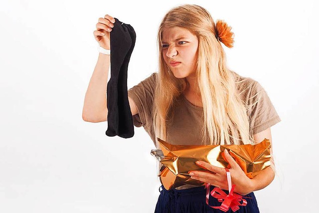 Schon wieder Socken: Der Klassiker unter den schlechten Weihnachtsgeschenken.  | Foto: andras_csontos/ fotolia.com