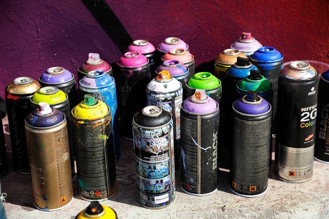 Die Graffitisprher sind bislang unbekannt.   | Foto: dpa