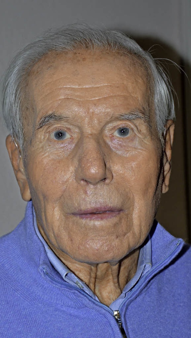 Kinderarzt Dr. Stefan Poloczek wird  heute 90 Jahre alt.   | Foto: Diehl