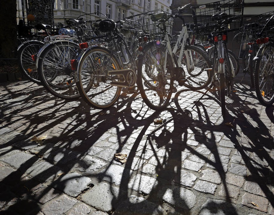 Fahrradstellplätze in der Innenstadt s...&#8220; Parkplatz vor dem Martinstor.   | Foto: Rita Eggstein