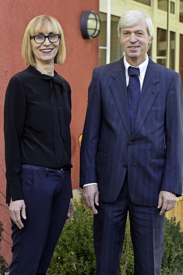 Manfred Mechler und seine Nachfolgerin Margit Kazda   | Foto: Thomas kunz