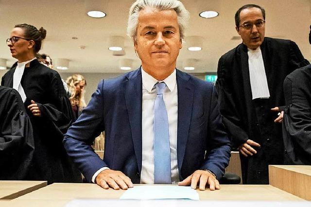Rechtspopulist Wilders: schuldig, aber straffrei