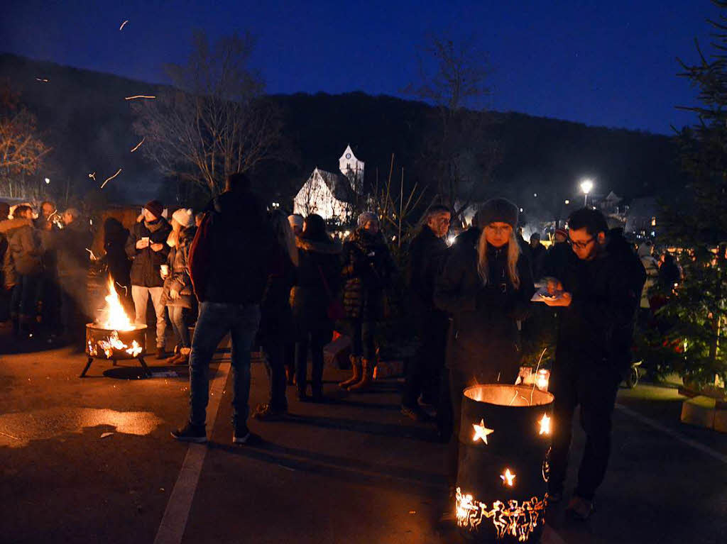 Stimmungsvoll war’s bei der Lieler Dorweihnacht.