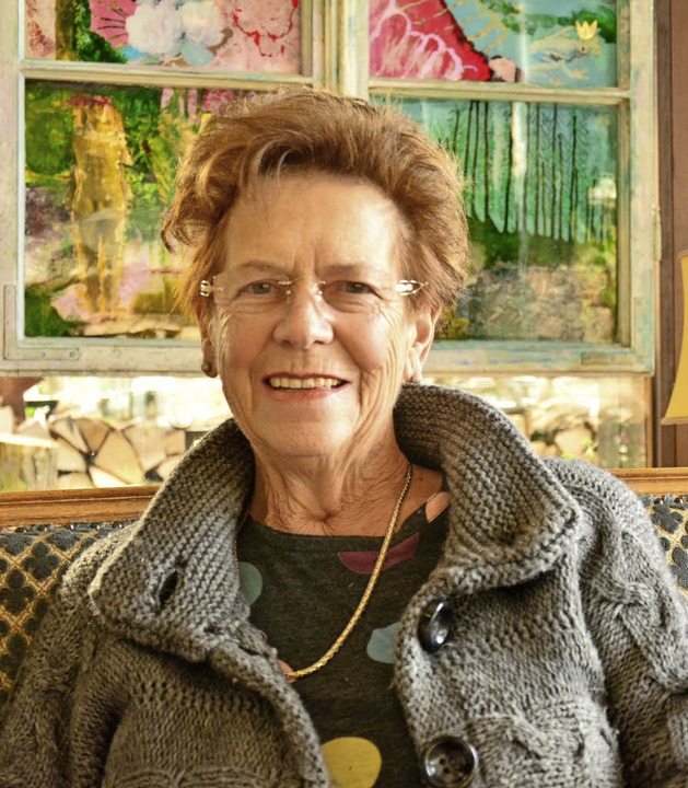 Helga Stützle wird heute 80 Jahre alt.   | Foto: Dieter Erggelet
