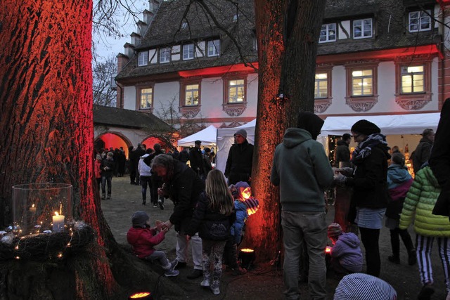 Kunstvolles Licht und kreatives Handwe...ss Heitersheim die Publikumsmagneten.   | Foto: Model