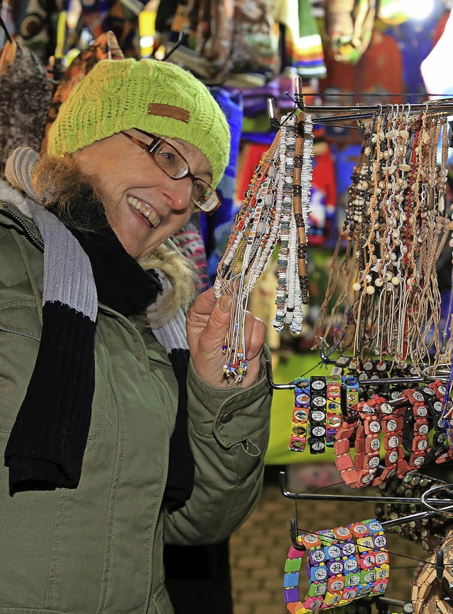 Auf dem Weihnachtsmarkt in Mahlberg gibt es heute wieder ein groes Angebot.   | Foto: S. Decoux-KOne