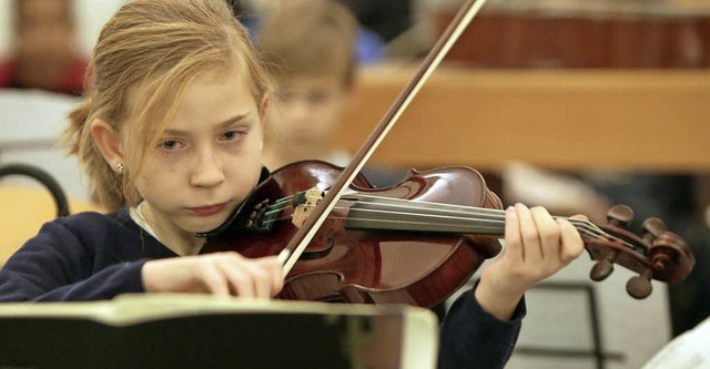 Die jungen Musiker trafen den richtigen Ton.   | Foto: Christoph Breithaupt