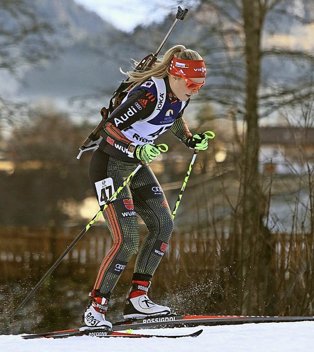 Sie kommt im IBU-Cup der Spitze nher: Biathletin Annika Knoll  | Foto: ZVG