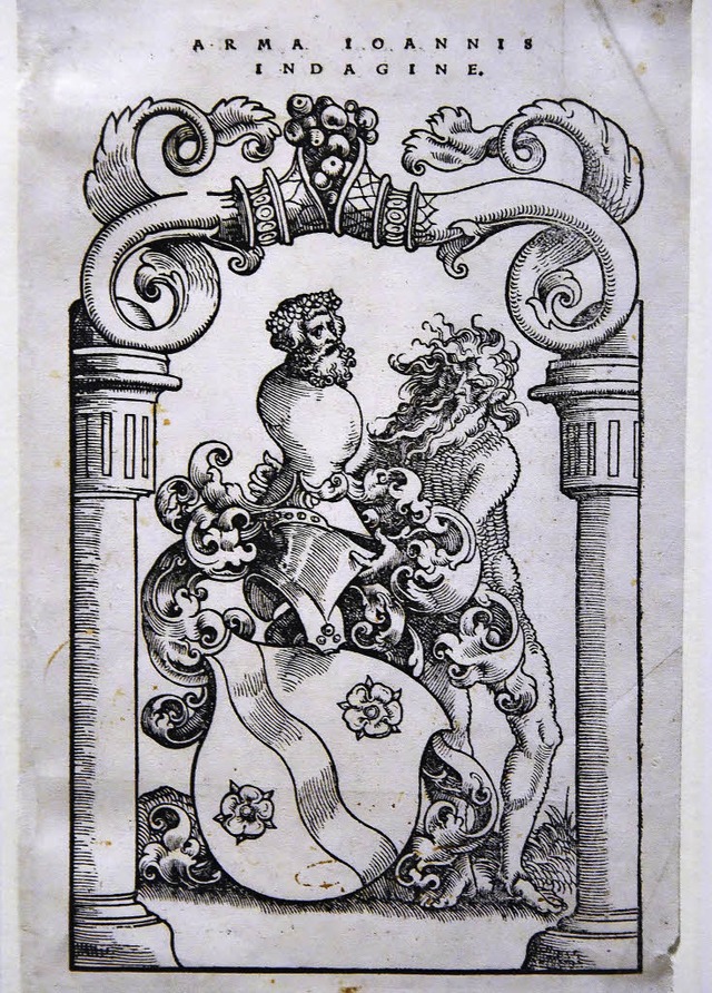 Wappen des Johannes ab Indagine von Hans Baldung Grien (1522)  | Foto: Michael Bamberger