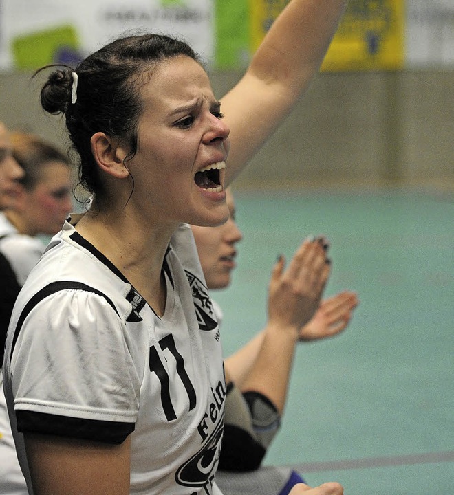 Vanessa Hoppen hatte Grund zur Freude:... zum  Heimsieg des TuS Ottenheim bei.   | Foto:  Pressebüro Schaller