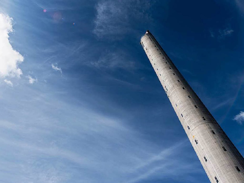 Der Aufzugtestturm von Thyssen-Krupp in Rottweil  | Foto: 