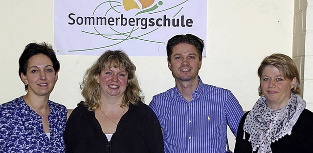 Der  neue Vorstand des Frdervereins d...rgander und Ulrike Mayer (von links).   | Foto: Josef Faller