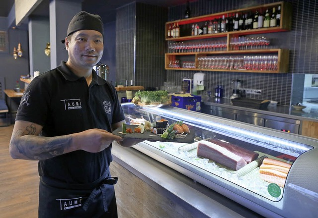 <BZ-FotoAnlauf>Restaurant Taumi:</BZ-F...gibt es in der Kirchstrae 9 in Lahr.   | Foto: Christoph Breithaupt