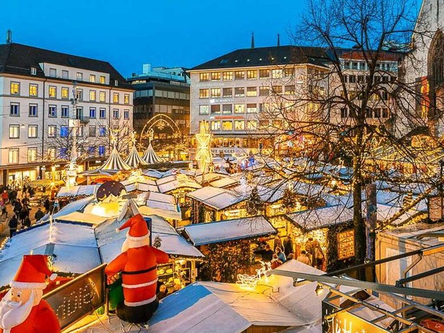 Der Weihnachtsmarkt Basel ist ber die Grenzen der Stadt hinaus bekannt.  | Foto: ZVG