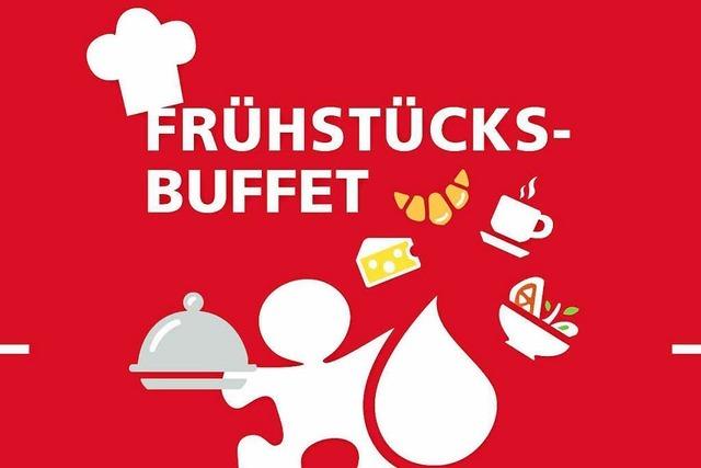 Blutspenden und Frhstcken am Samstag