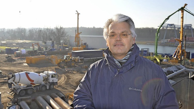 Der Gesamtprojektleiter und Altlastenb...lergrube die Halbzeit erreicht wurde.   | Foto: Ralf H. Dorweiler