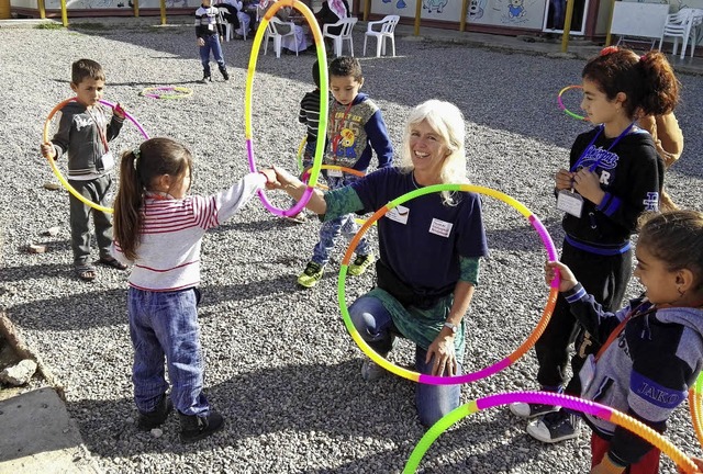 Mit Eurythmie versucht die Schopfheime...en leben. Wie die Kinder im Nordirak.   | Foto: Privat