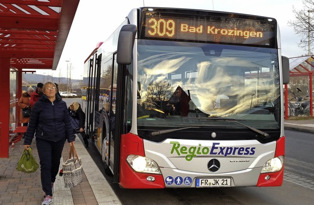 Die Buslinie zwischen Bad Krozingen und Breisach scheint ein Erfolg zu sein.   | Foto: Julius Steckmeister