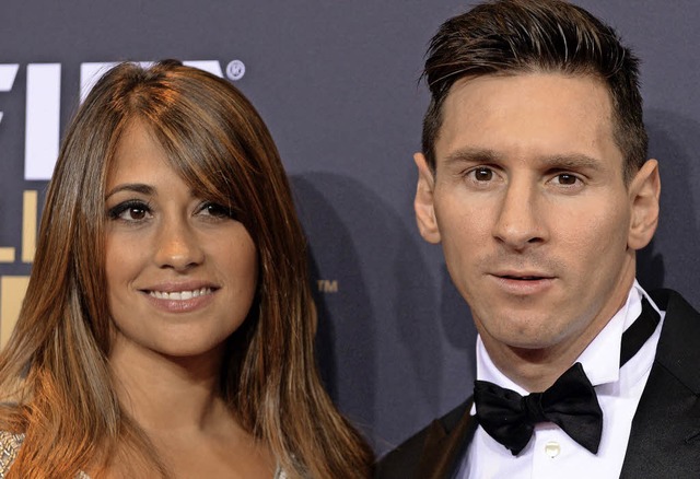 Messi mit Freundin Antonella  | Foto: dpa