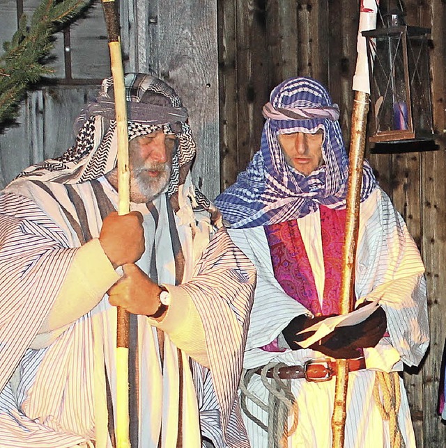 Ein einstndiges Programm wird es bei der Waldweihnacht am Sonntag geben.  | Foto: Liebwein