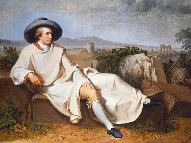Des Dichters Blick schweift in die Fer... Gemlde von J. H. W. Tischbein (1787)  | Foto: Wikipedia
