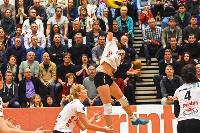 Fotos: Das Spitzenspiel der Zweiten Volleyball-Bundesliga in Offenburg