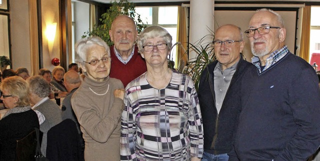 Sie gestalteten  die Seniorenweihnacht...es Lepsien, Markus Kern, Rainer Scheer  | Foto: Rhein