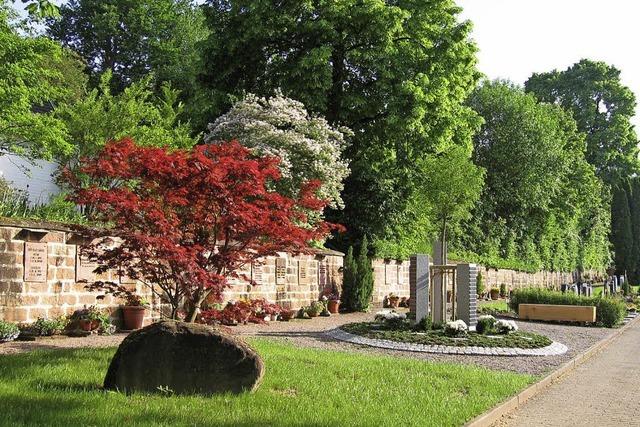 Friedhofsgebhren werden erhht