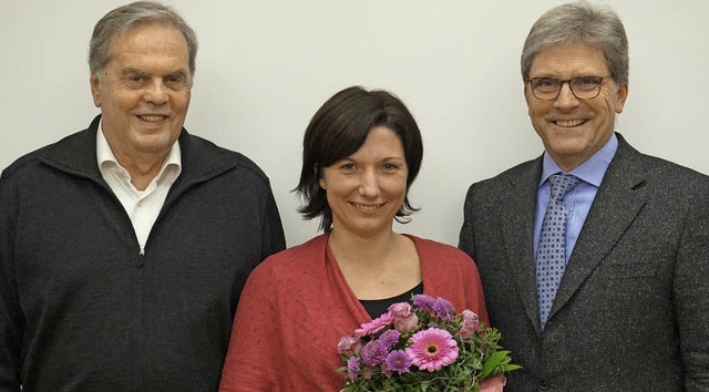 Strahlende Gesichter (von links):  Cas...erg, Nicola Fischer und Jrg Czybulka   | Foto: Julius Steckmeister