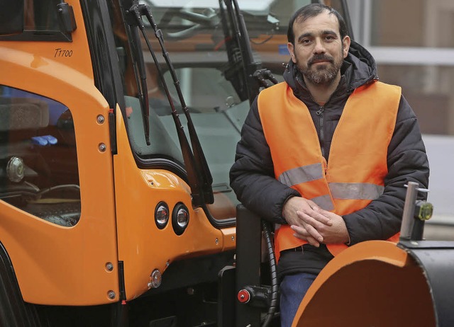 Mohamed Alhanafi, Bauhof Seelbach   | Foto: Christoph Breithaupt
