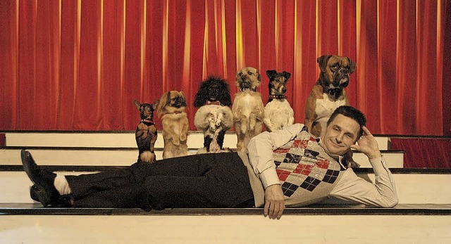 Leonid Beljakov zeigt im Circolo eine Comedy-Dog-Show.   | Foto: veranstalter