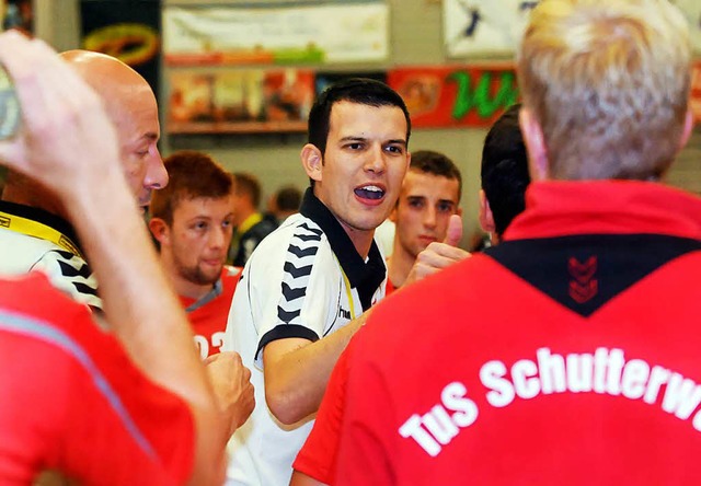 Simon Herrmann trainiert den TuS Schutterwald nur noch bis Saisonende.  | Foto: WOLFGANG KUENSTLE               