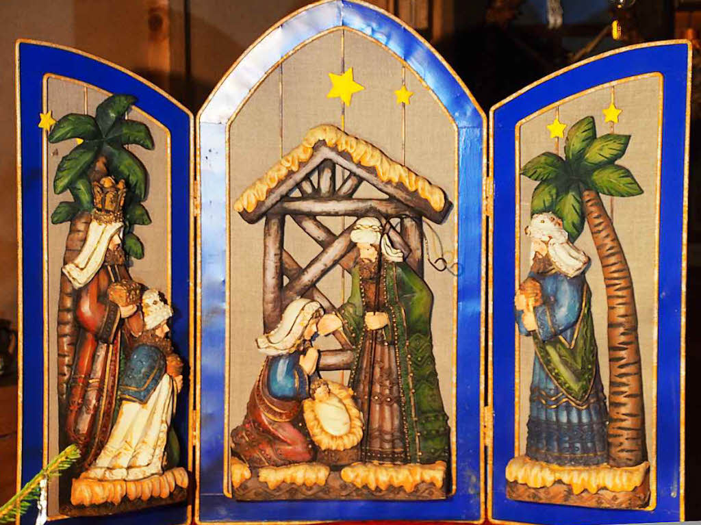Die Krippenausstellung in Buchenbach zeigt auf, wie die Christen die Heilige Nacht ins Bild gesetzt haben.