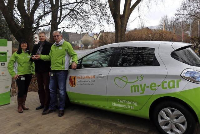 Das e-Carsharing-Projekt luft in Inzlingen an