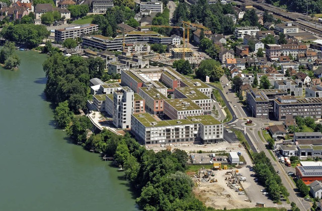 Im Salmenpark  entstehen noch mehr Wohnungen.   | Foto: Gerry Thoenen