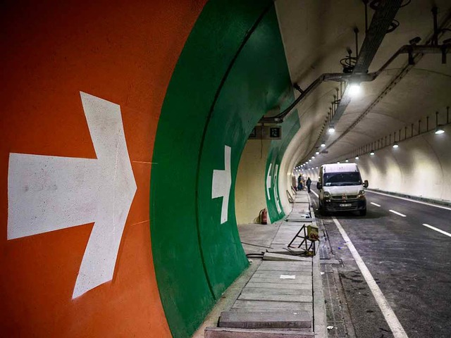 Am heutigen Dienstag wird der neue Tunnel erffnet.  | Foto: AFP