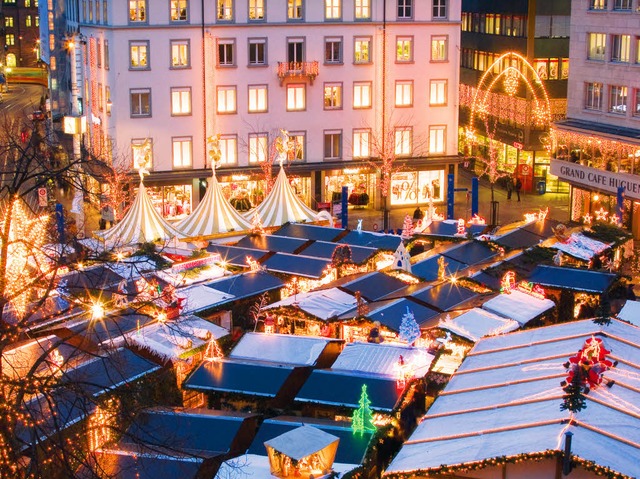Der Weihnachtsmarkt in Basel ist durch...tsvorkehrungen werden trotzdem erhht.  | Foto: privat